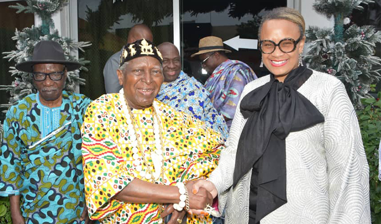 Le Président de la CNRCT a reçu en audience l'Ambassadeur des USA en Côte d'Ivoire